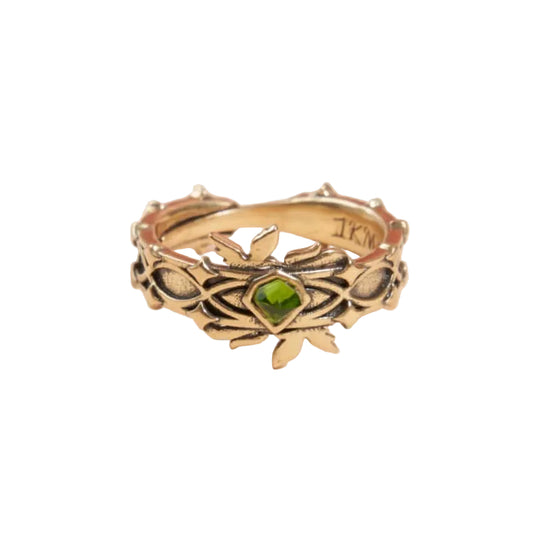 The image of the thornbird symbolizes unwavering strength and the resilient beauty of feminine power,
traversing forests and braving thorns in search of the ideal kingdom within the heart.