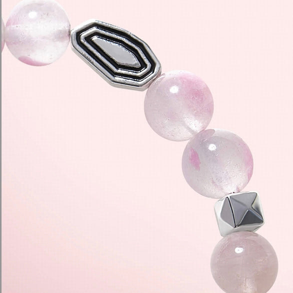 Wish Fulfilled Series - Tender Affection – Rose Quartz Crystal Bracelet