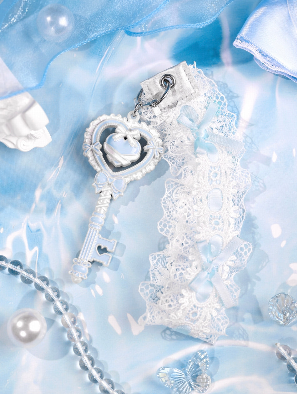 "The watery hue resembles a dream left on Earth by an angel,
mirroring the purest innocence of a girl’s heart.

In an imperfect world, it offers a personal haven of serenity."