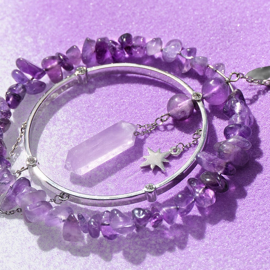 Starlit Dream Series – Amethyst Wind Chime Bell