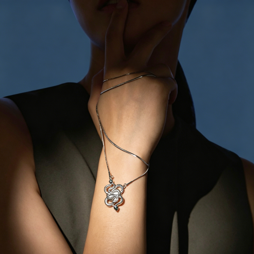 Serpent Mirage –Women’s Necklace