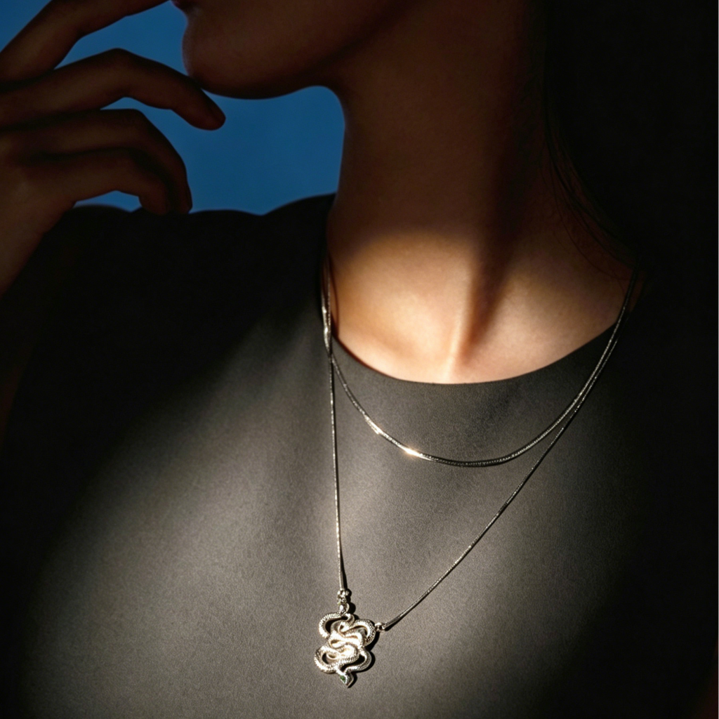 Serpent Mirage –Women’s Necklace