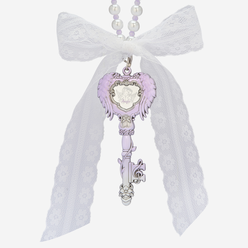 Dear Girl,
May you become the melody of an angel,
playing your own song in every note of life.
The moments of solitude and confusion that once lingered in your heart 
will one day merge into gentle chords within you.
The angel’s instrument,
its music shining among the stars,
is the score that guides you along your journey.
As you gently turn the Angel’s Melody key,
may it carry music and dreams with you,
and lift you to soar freely.