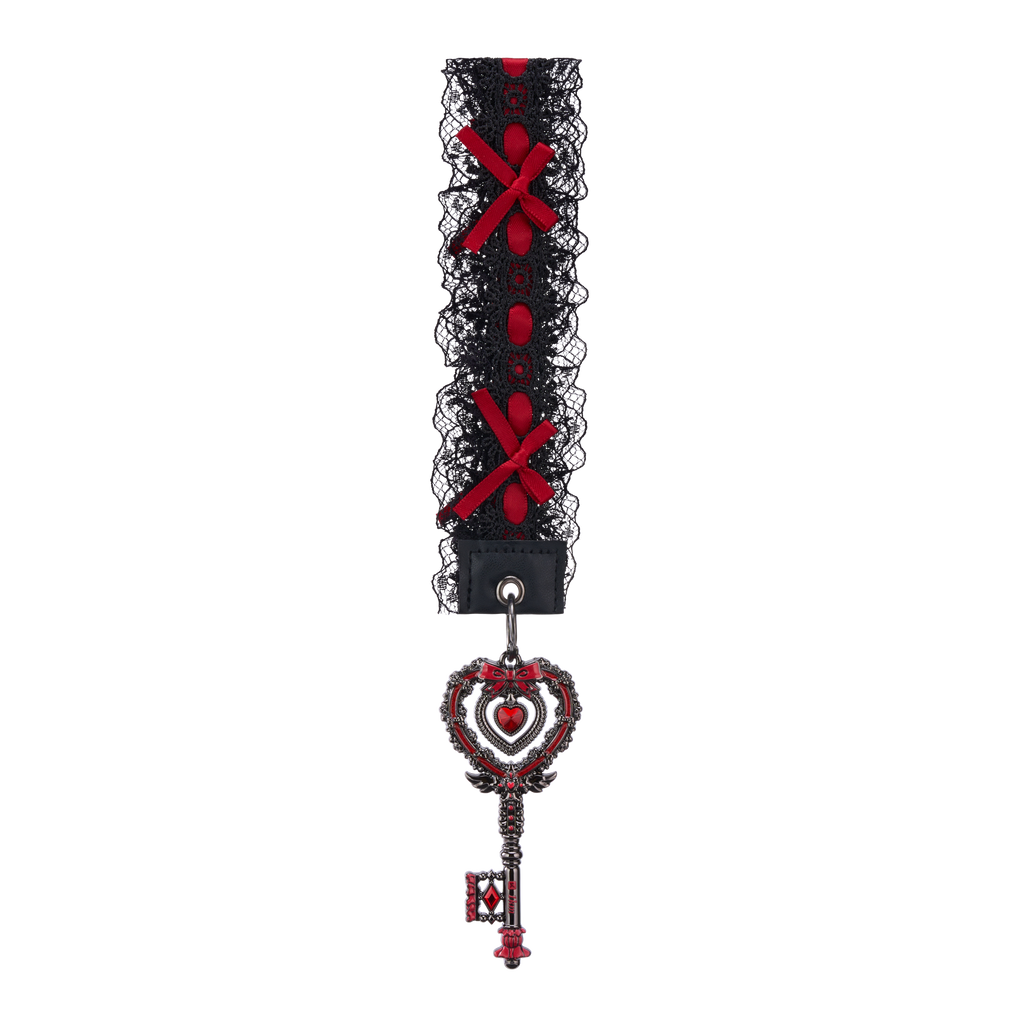 "The medal is designed in a dark romantic style,
featuring a black-and-red color scheme with a red “gem” set at its center.

The gem catches the light like a sparkling jewel,
casting shifting red reflections from every angle.

Perfect as a gift for yourself or as a heartfelt wish for a close friend,
conveying courage and love."